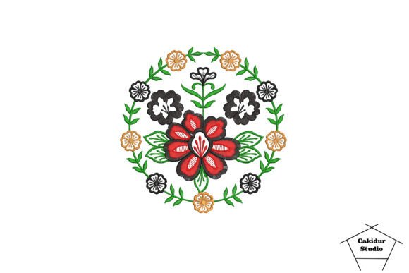 Circled Red Flower: A Designer’s Real-World Embroidery Review