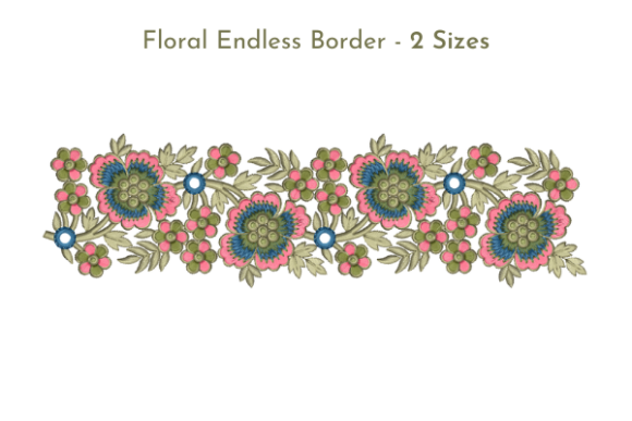 Floral Endless Border