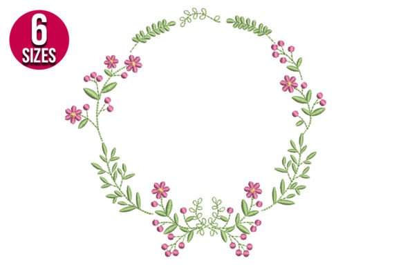 Floral Frame: A Thoughtful Embroidery Design for Meaningful Gifts
