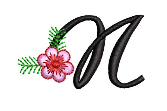 Floral Letter N: A Refined Monogram for Real Projects