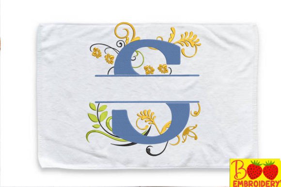 Floral Letter S: A Versatile Monogram for Handmade Brands