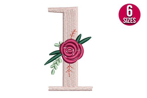 Floral Number 1: A Thoughtful Embroidery Design for Meaningful Gifts