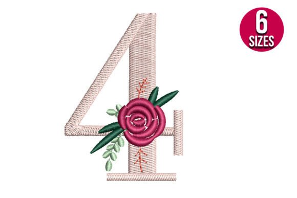 Floral Number 4