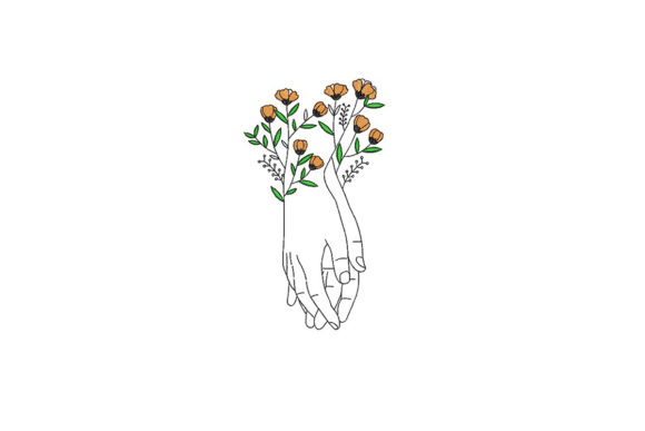 Hands with Flower