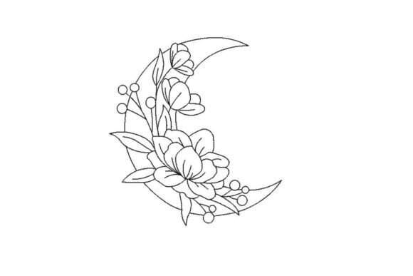 Moon with Flowers: A Seasonal Embroidery Review