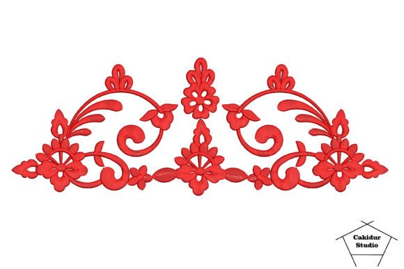 Red Linked Flowers