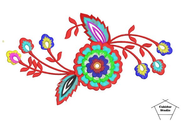 Spinning Flower: A Thoughtful Embroidery Design for Meaningful Gifts